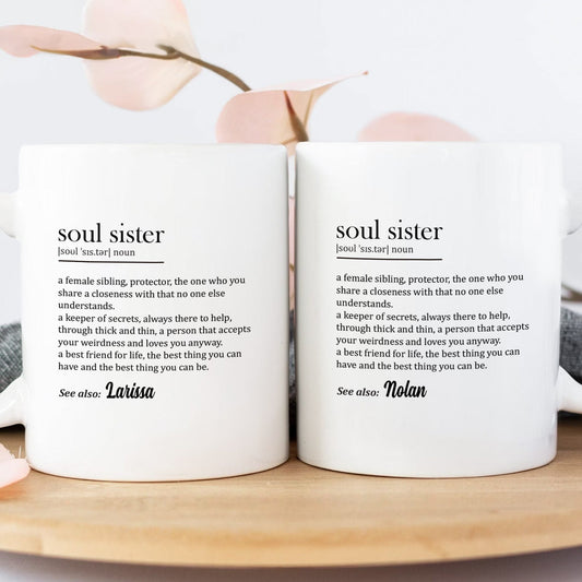 Soul Sister Definition - Personalized Mug