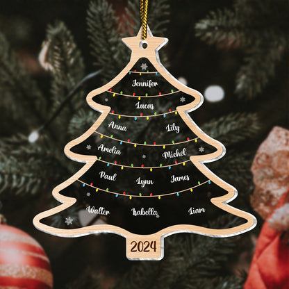 Christmas - Wish You A Wonderful Christmas - Personalized Acrylic Ornament