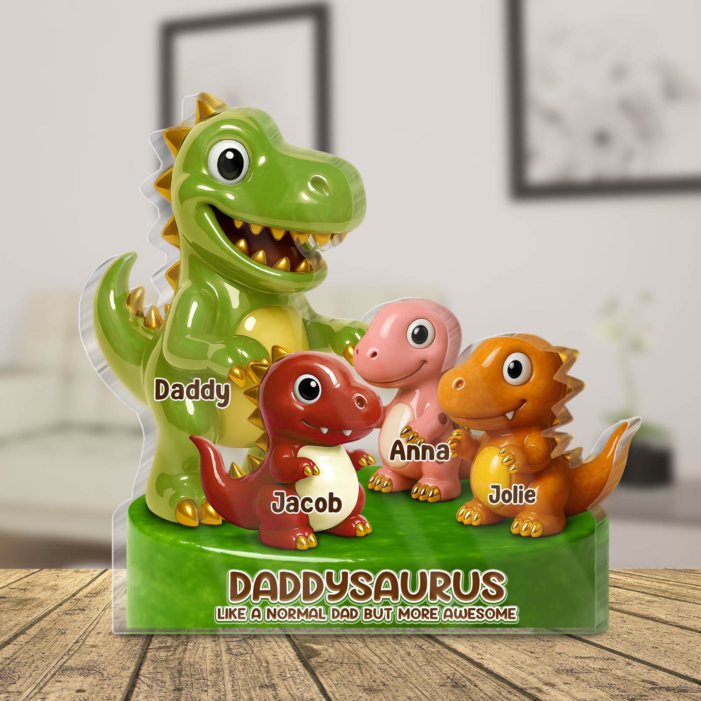 Family - Papasaurus - Personalized Acrylic Plaque