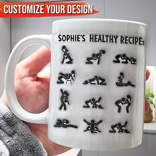 Couple - 's Healthy Recipe - Personalized Mug - Ver 2