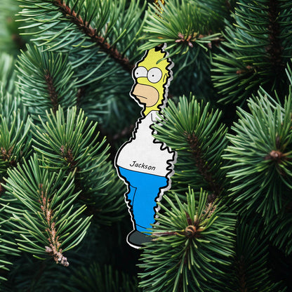 Christmas - Personalized Homer Acrylic Ornament
