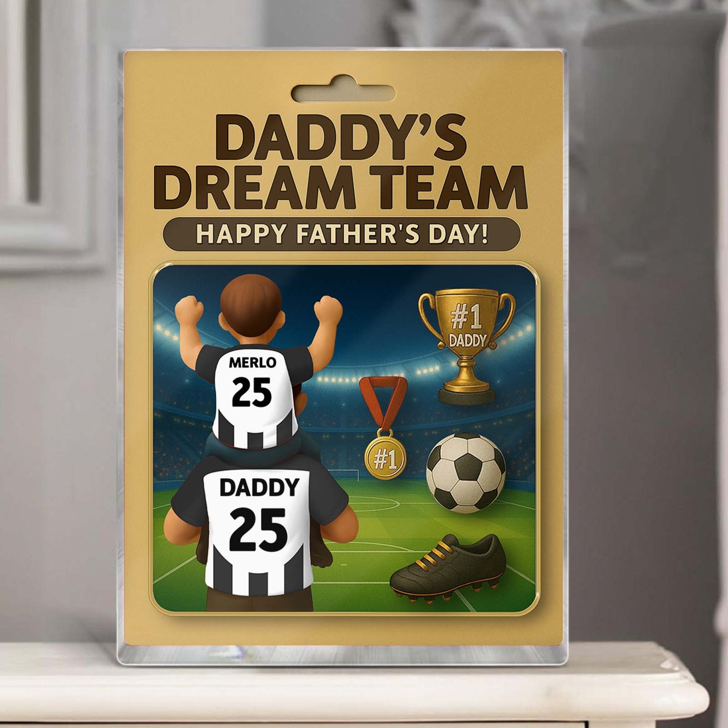 Family - The Best of Teammates - Personalized Acrylic plaque