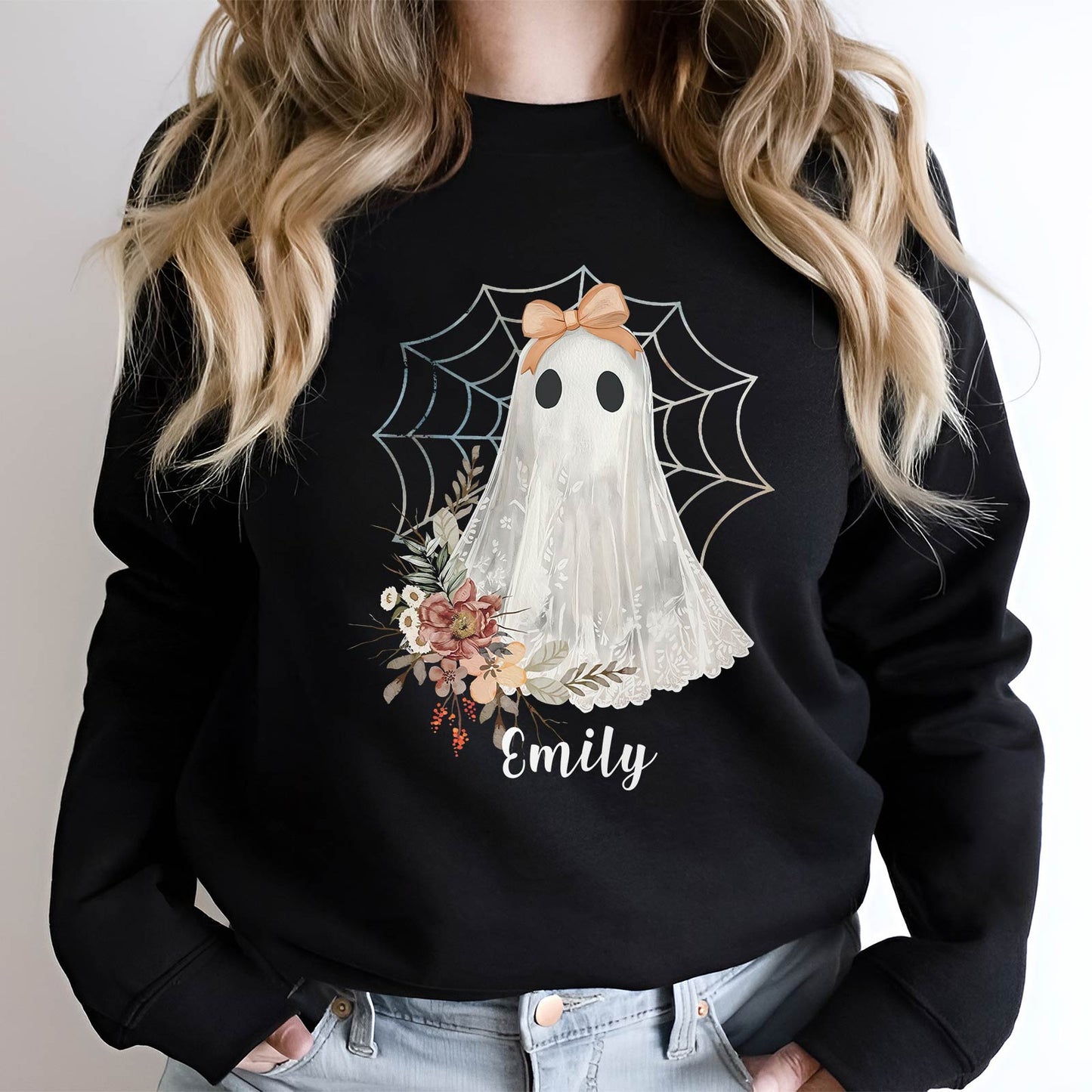 Halloween - Lace Ghost - Personalized Shirt