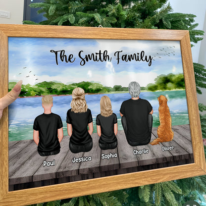 Family - Lake View Family - Personalized Poster