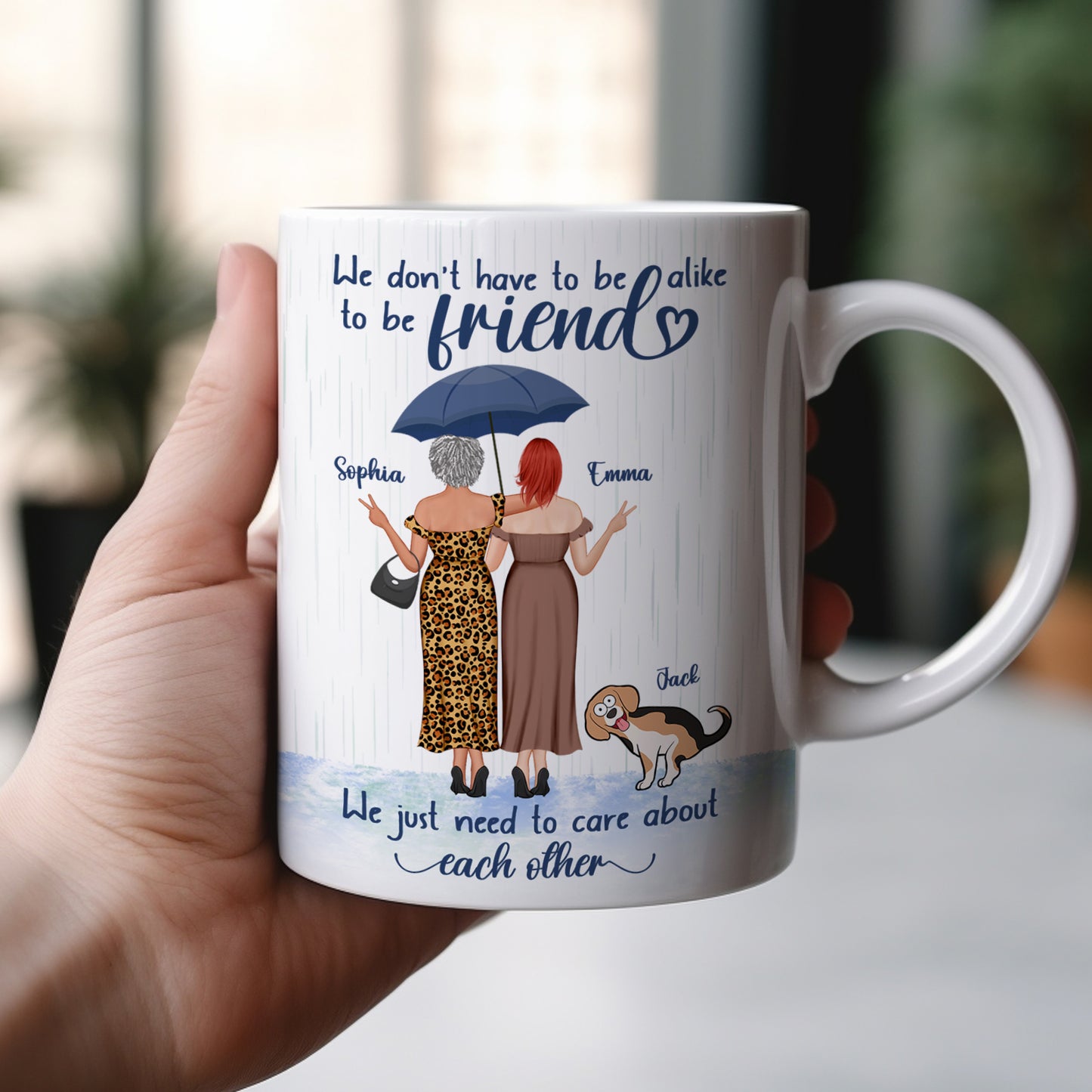 Besties - We Just Need To Care About Each Other - Personalized Mug