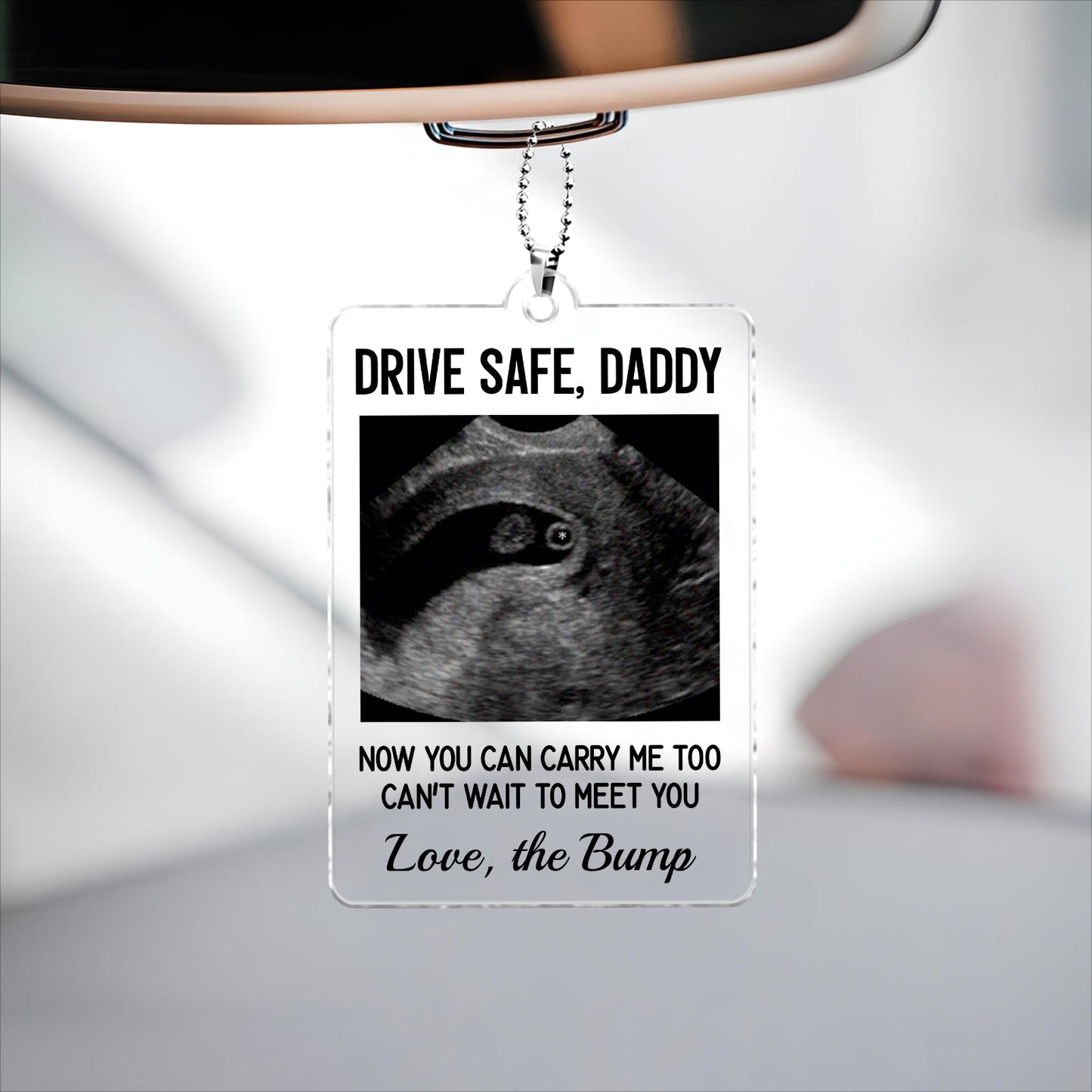 Family - Drive Safe, Daddy - Personalized Car Hanger