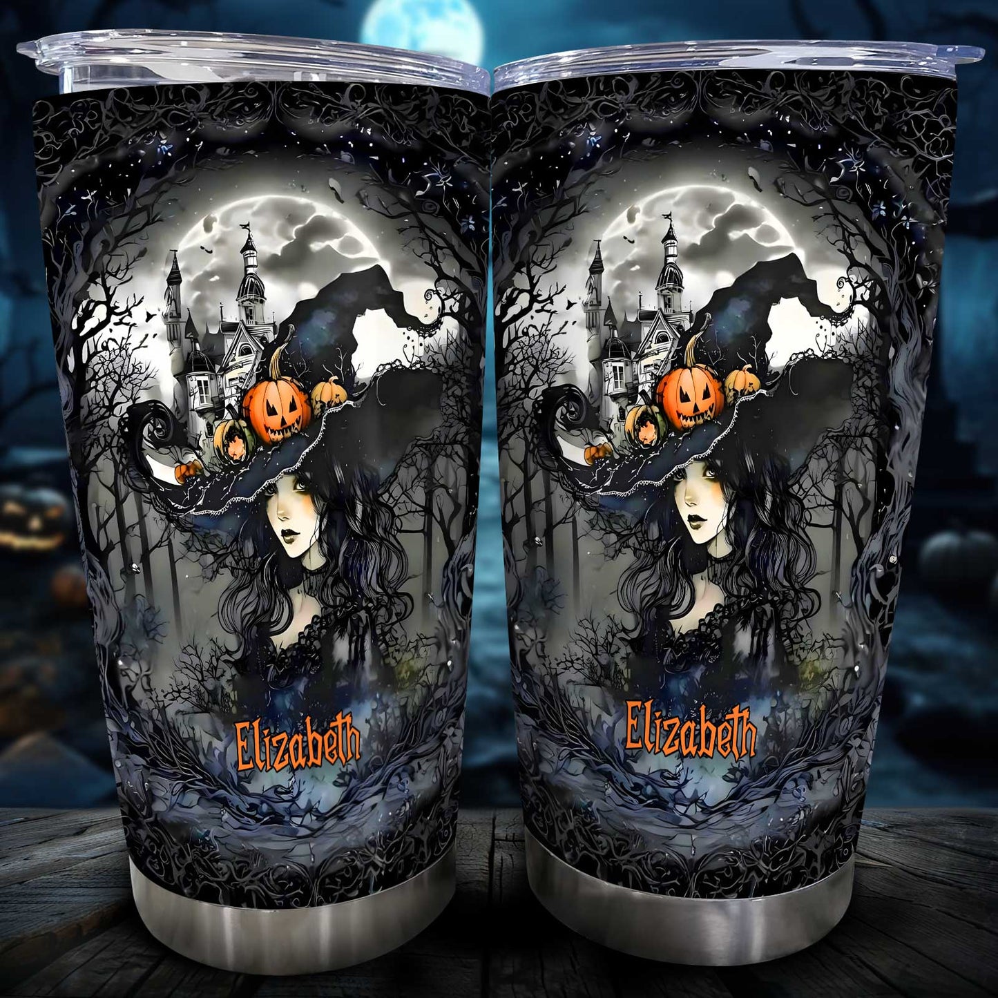 Beautiful Witch - Personalized Witch Tumbler Ver 3