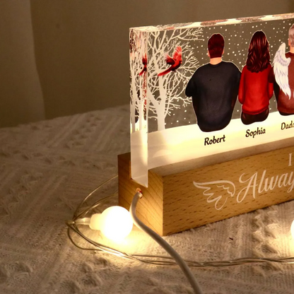 Family - I Am Always With You - Personalized LED Light