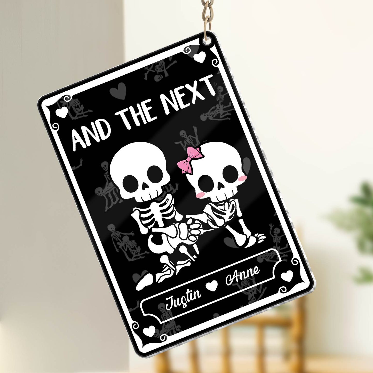 CoupIe - F*cking Love You In This Life & The Next - Personalized Acrylic Keychain