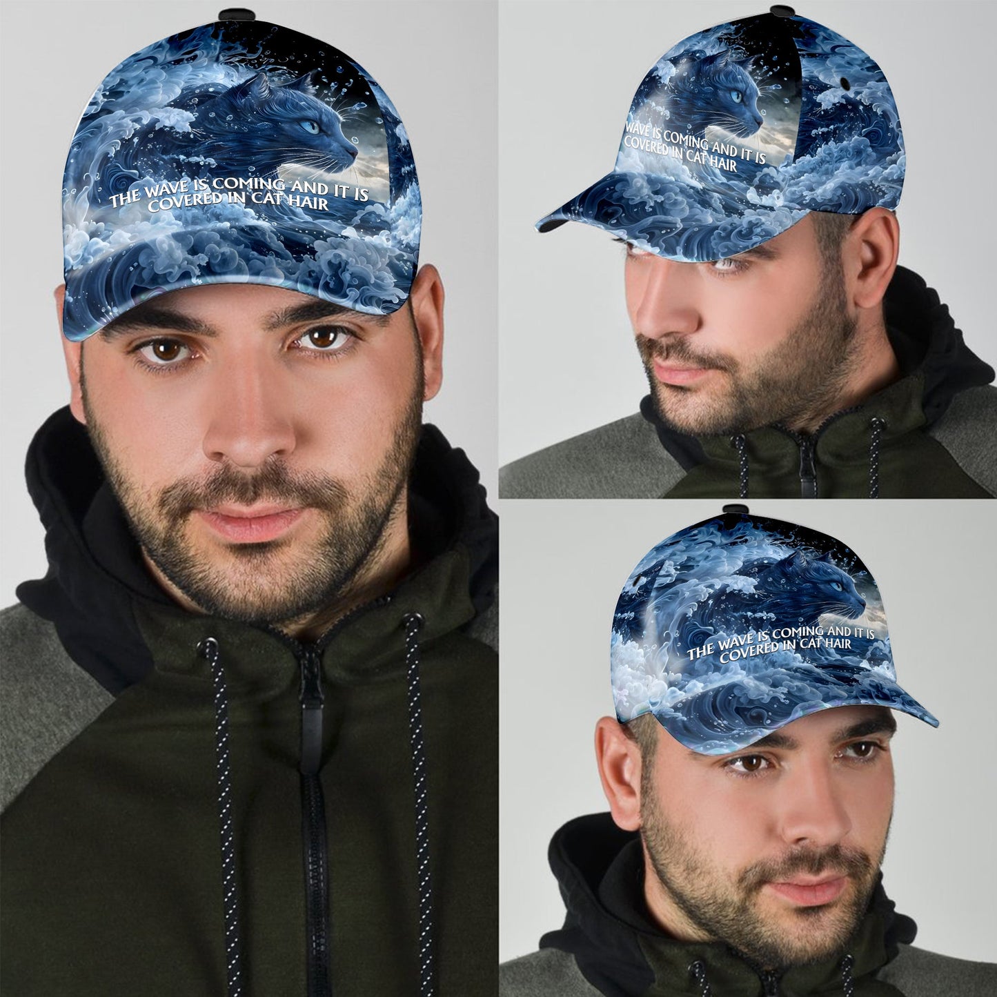 Pet Lovers - The Blue Cat Wave - Classic Cap