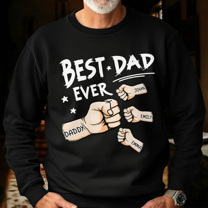 Father - The Best Dad Ever - Personalized Shirt (Ver 2)