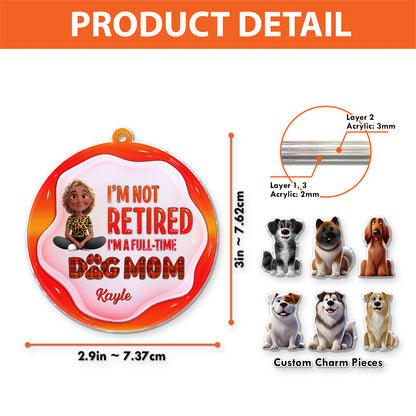 Pet Lover - Dog Mom - Personalized Acrylic Shaking Keychain