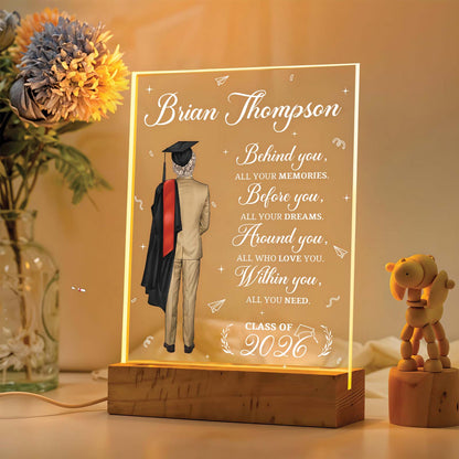 Graduation Gift - Personalized LED Light