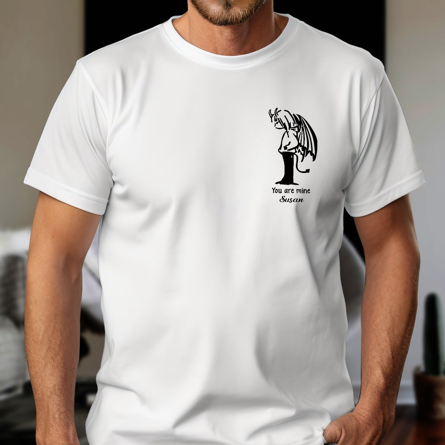 Couple - A Little Angel - Personalized T-shirt, Hoodie & Sweater