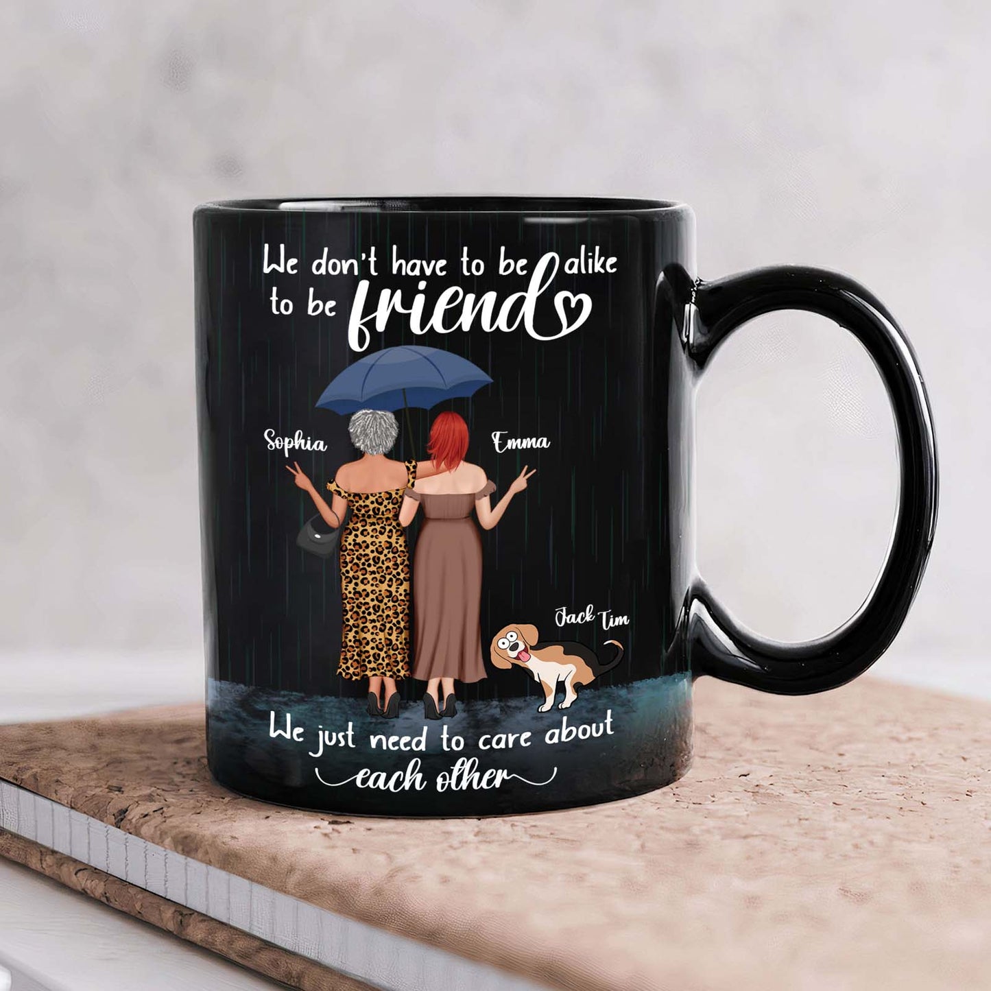 Besties - We Just Need To Care About Each Other - Personalized Mug