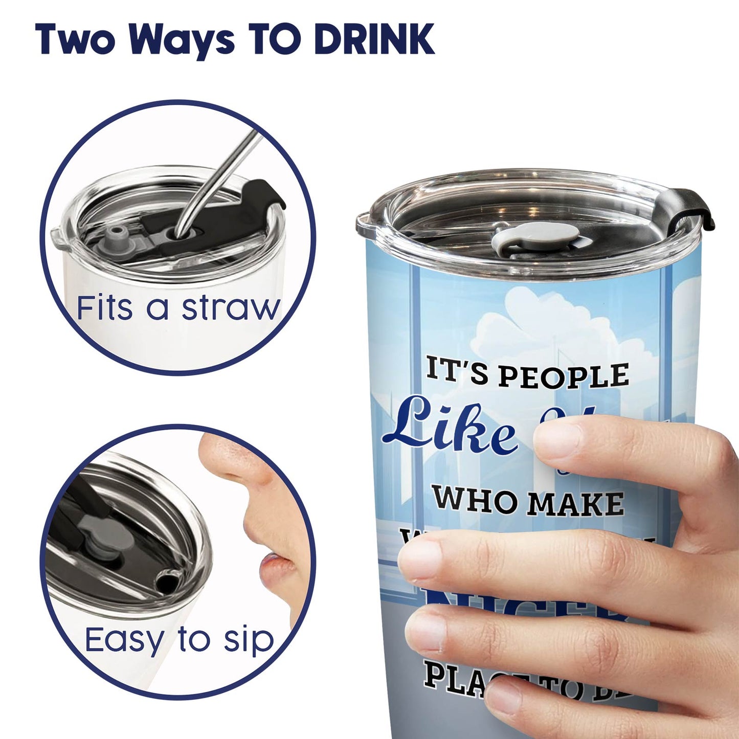 Co-Worker - Work Besties - Personalized Tumbler