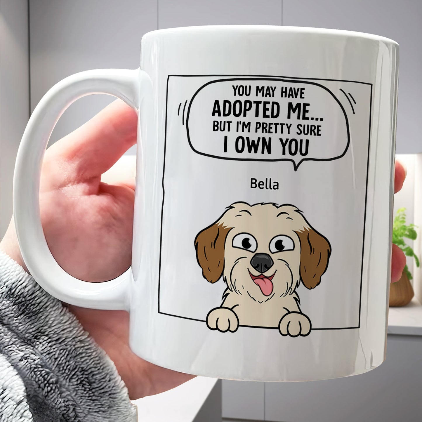 Pet Lovers - Dogs & Cats We Own You - Personalized Mug