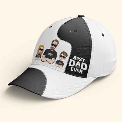 Father - Best Dad Ever Cartoon Version - Personalized Classic Cap