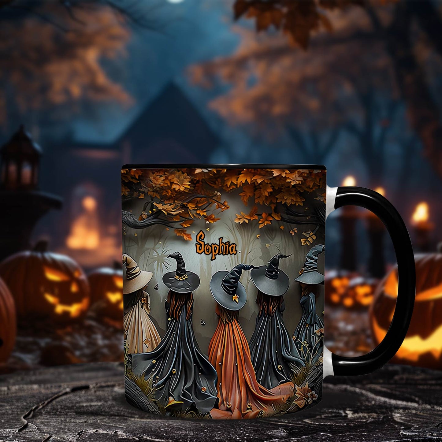 Beautiful Witches - Personalized Accent Mug