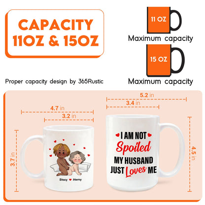 Couple - 18+ Just Love Me - Personalized Mug