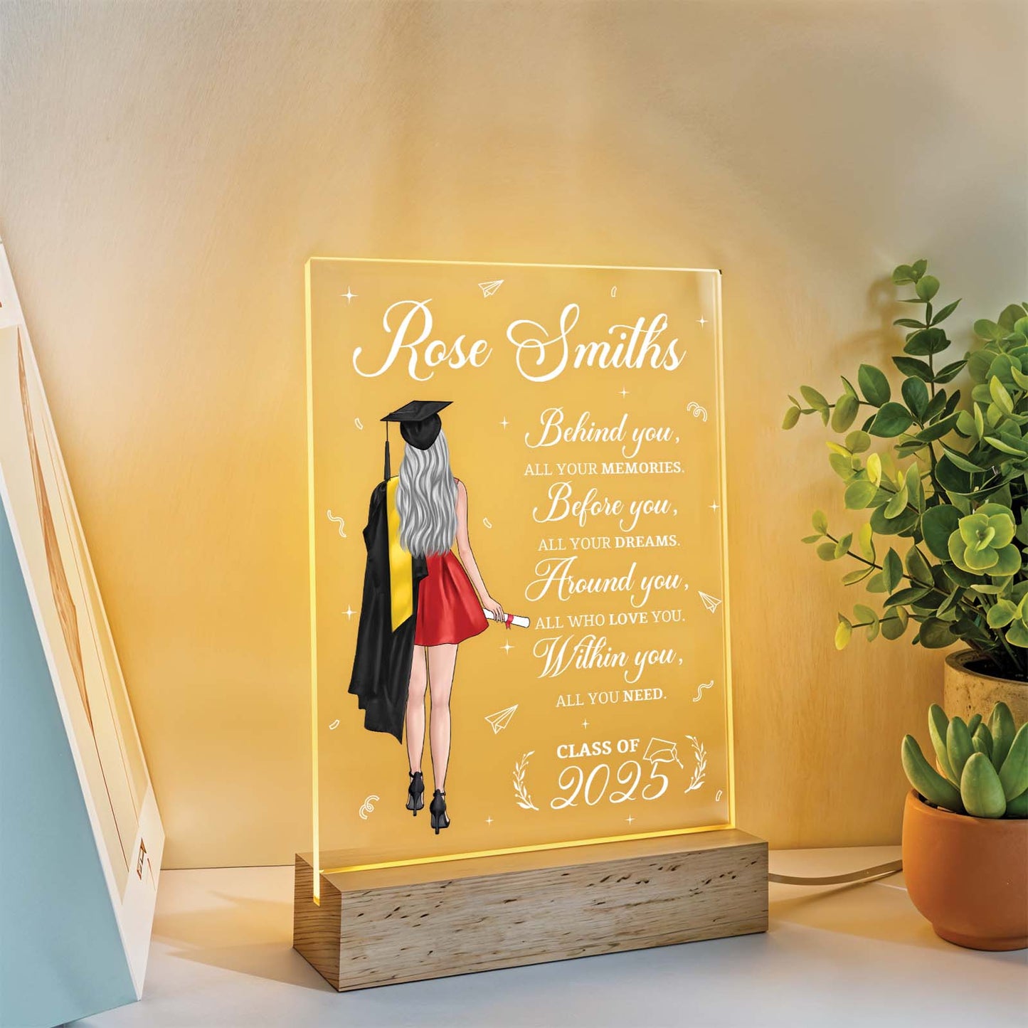 Graduation Gift - Personalized LED Light