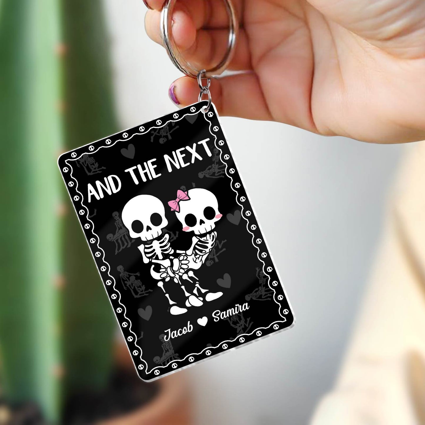 CoupIe - F*cking Love You In This Life & The Next - Personalized Acrylic Keychain