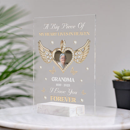Family - My Love For You Never Stops - Personalized Acrylic Plaque