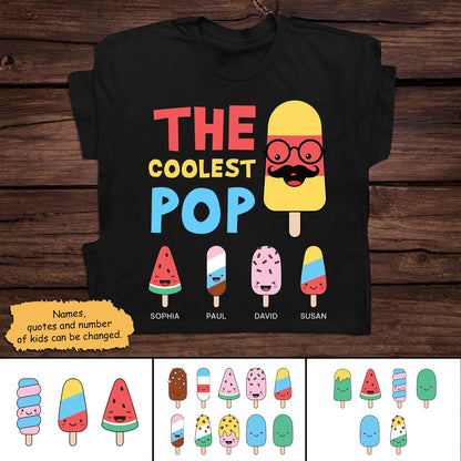 Family - The Coolest Pop - Personalized Shirt