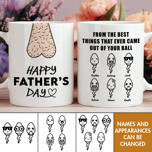 Father - Happy Father's Day - Personalized Mug