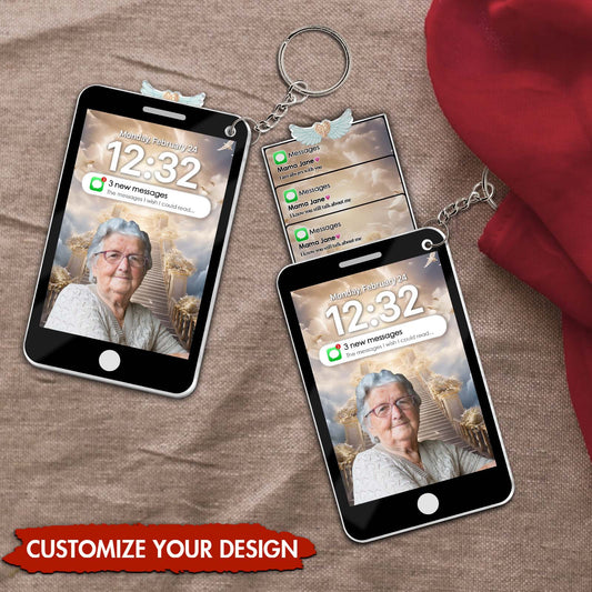 Family - Messages From Heaven - Personalized Acrylic Slider Keychain