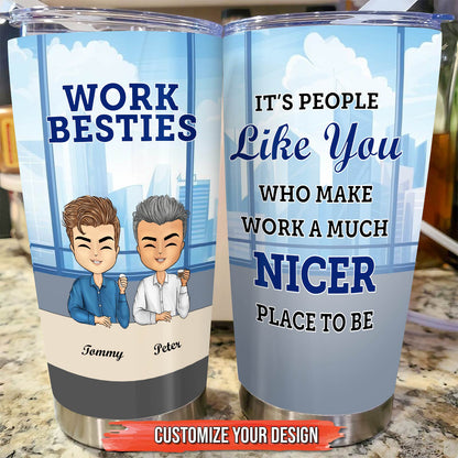 Co-Worker - Work Besties - Personalized Tumbler