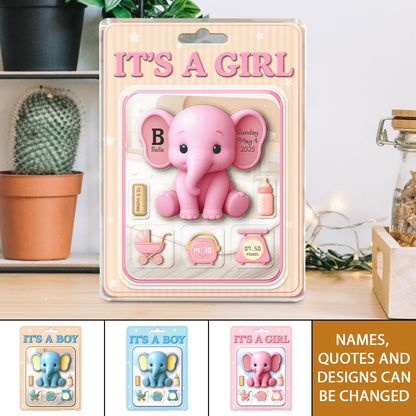 Family - It's A Boy/Girl - Personalized Acrylic Plaque