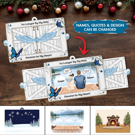 Pet Lover - You Were My Favorite Hello And Hardest Goodbye - Personalized Wooden Slider Card