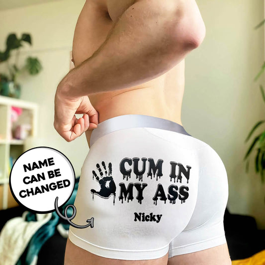 Couple - Cum In My Ass - Personalized Boxer
