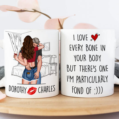 Couple - I Love Every Bone In Your Body - Personalized Mug