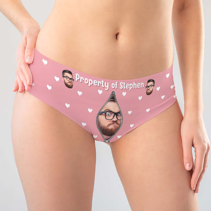 Couple - Property Of - Personalized Woman's Underwear