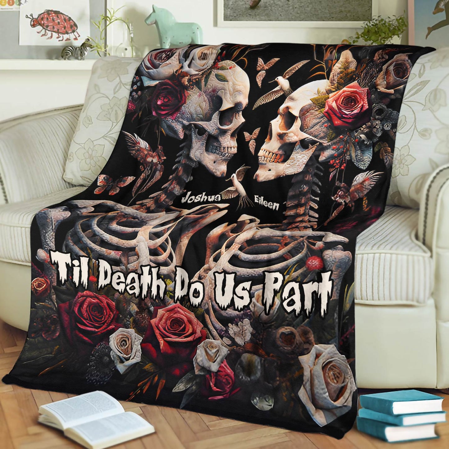 Til Death Do Us Part - Personalized Blanket