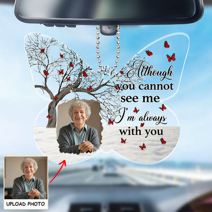 Family - I'm always with you - Personalized Acrylic Photo Keychain