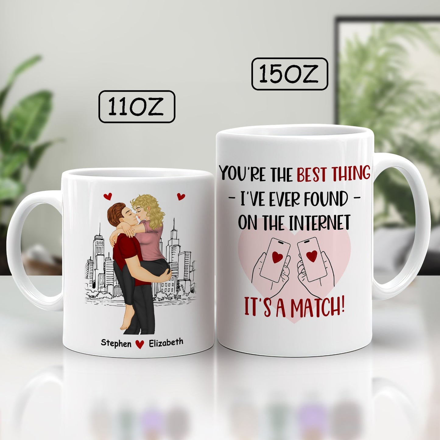 Couple - You're The Best Thing I've Ever Found On The Internet It's a match - Personalized Mug Ceramic