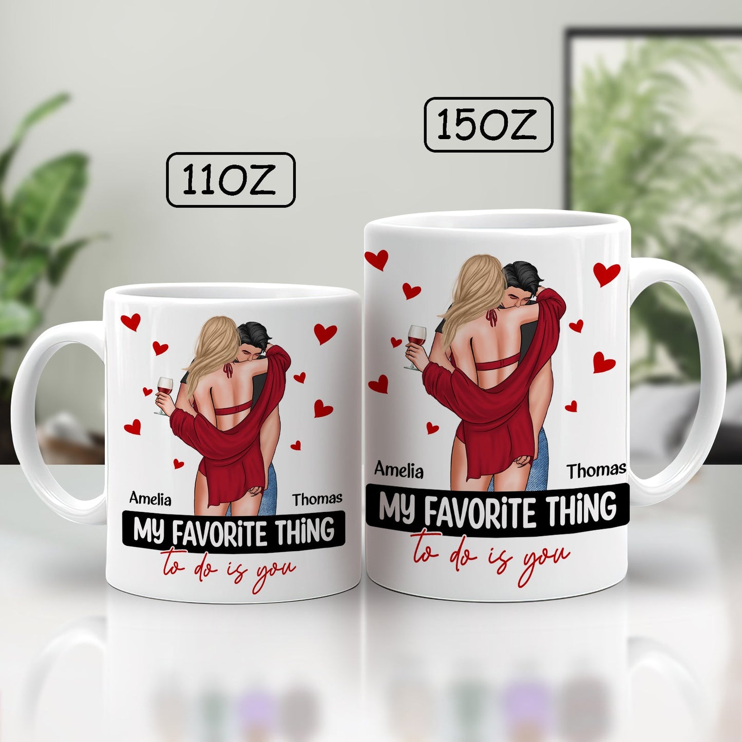 Couple - My Favorite Thing To Do Is You - Personalized Mug