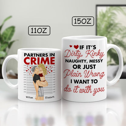 Couple - Partners In Crime - Personalized Mug