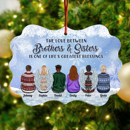 Family - The Greatest Gift Our Parents Gave Us Was Each Other - Personalized Arcylic Ornament