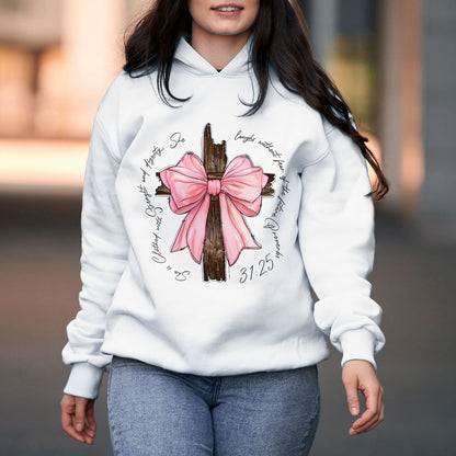 Strength Coquette Bow Light Pink - T-shirt & Hoodie