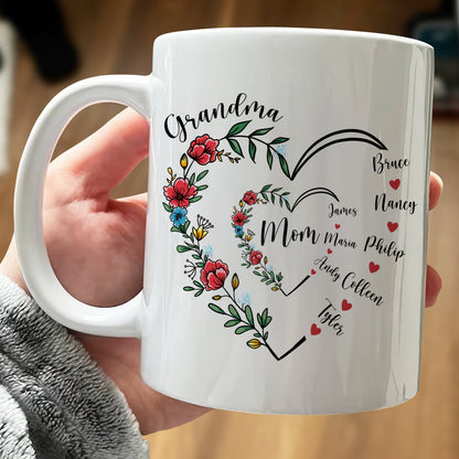 Family - I Love You Forever & Always - Personalized Mug