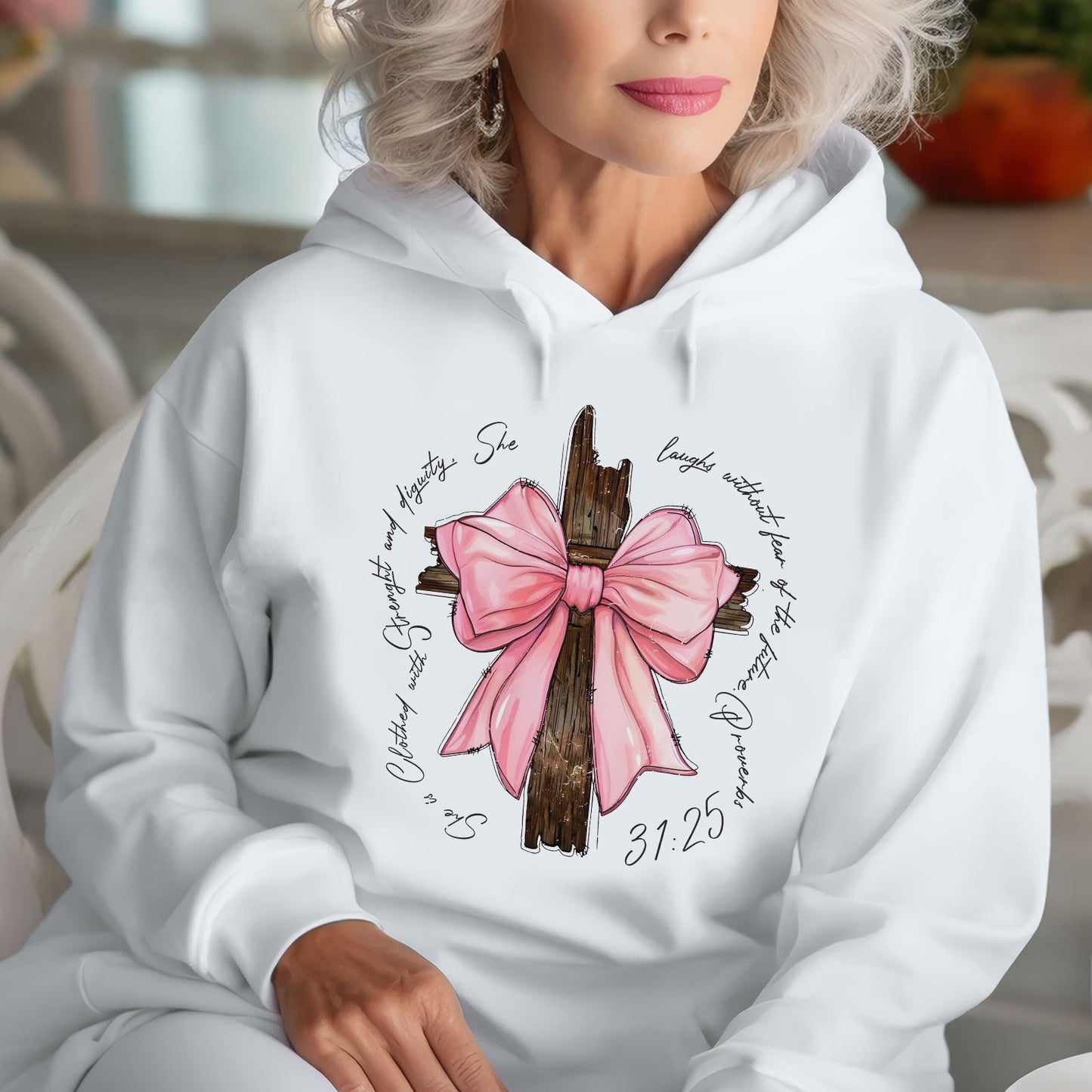 Strength Coquette Bow Light Pink - T-shirt & Hoodie