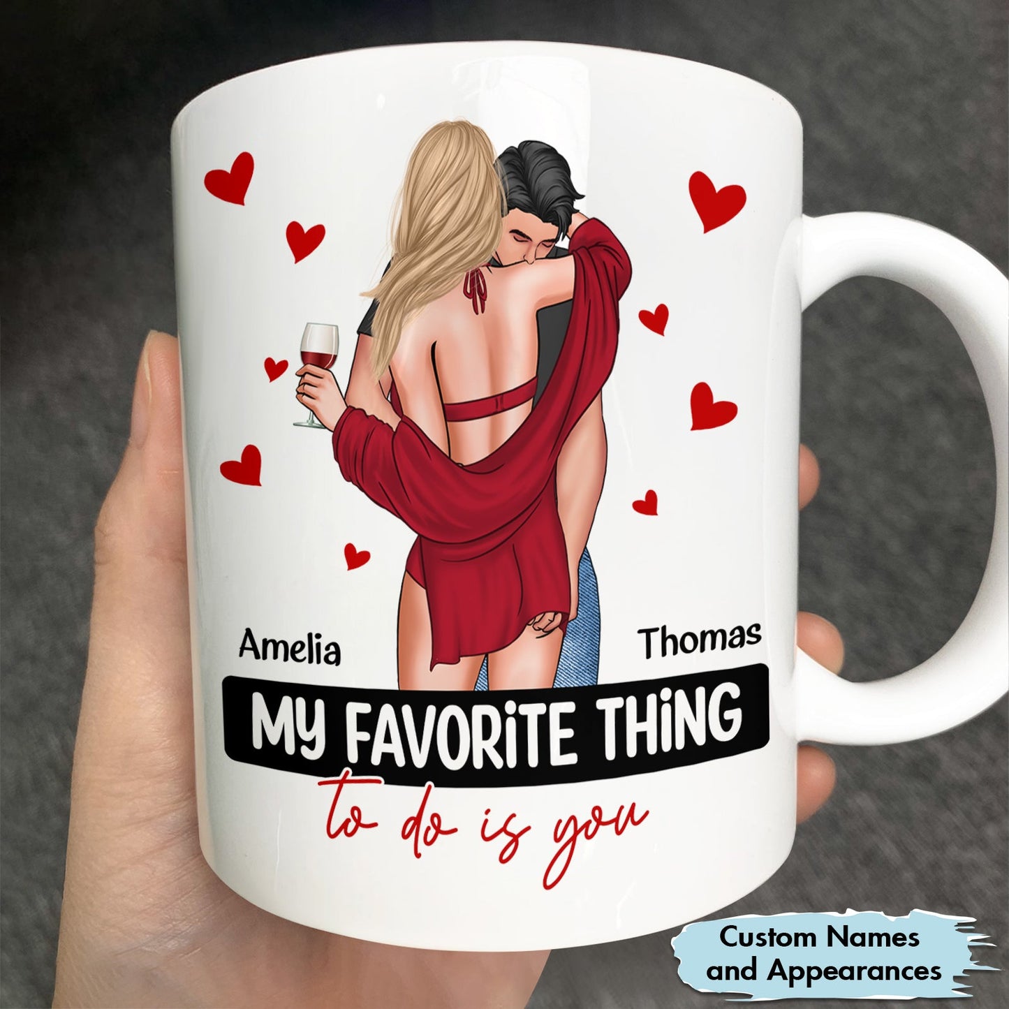 Couple - My Favorite Thing To Do Is You - Personalized Mug