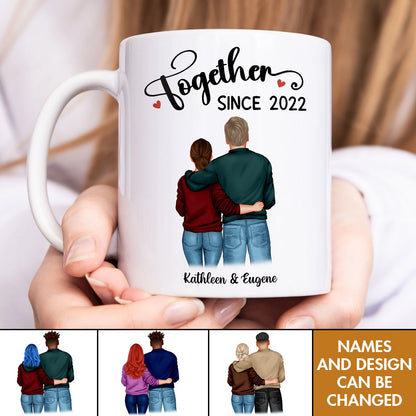 Couple - Together Since - Personalized Mug