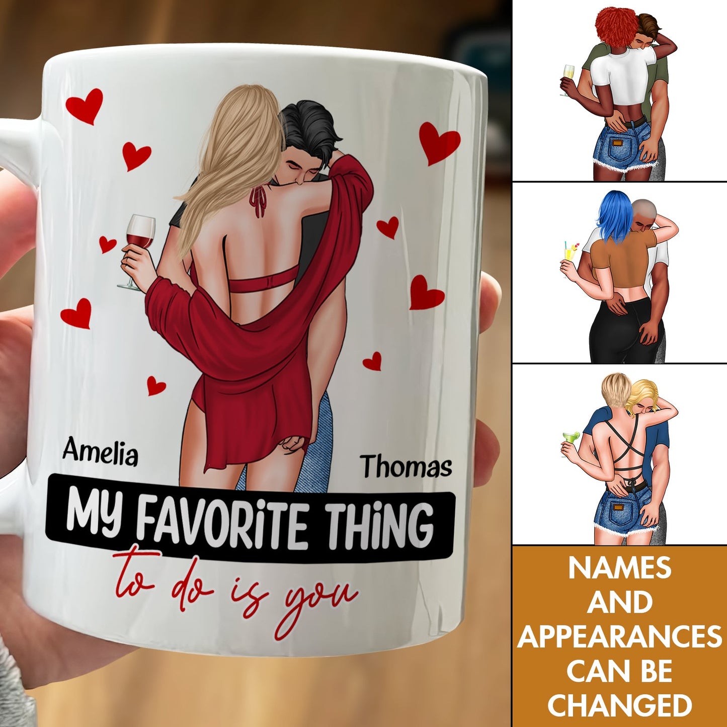 Couple - My Favorite Thing To Do Is You - Personalized Mug