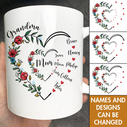 Family - I Love You Forever & Always - Personalized Mug