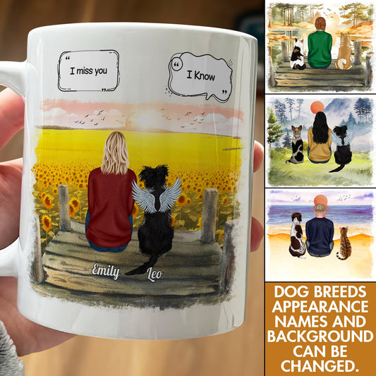 Memorial Gift For Cat Lovers, Dog Lovers - When Tomorrow Starts Without Me, Don't  Think We're Far Apart, For Every Time You Think Of Me, I'm Right Here In Your Heart- Personalized Mug